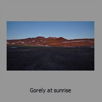 Gorely at sunrise